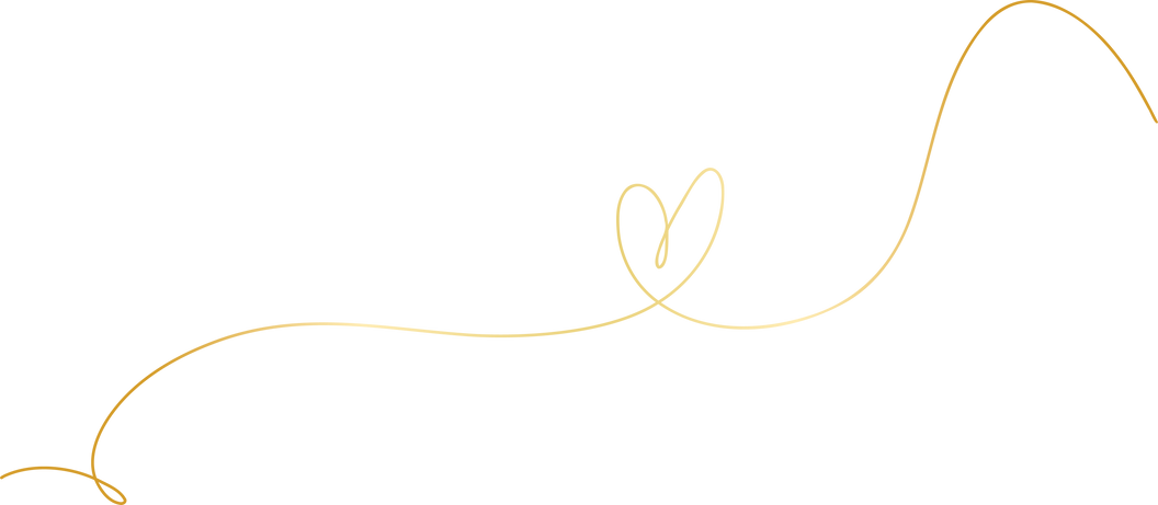 Gold Heart Scribble